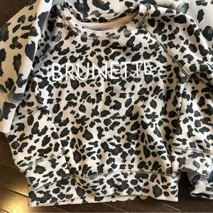 Brunette the label toddler crew 2t to 3t